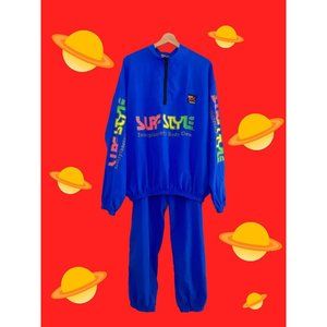 Vintage 1990s SurfStyle Matching Set- Windbreaker and Pants